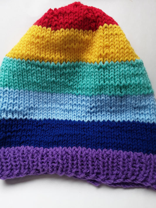 Rainbow Stripes Hat