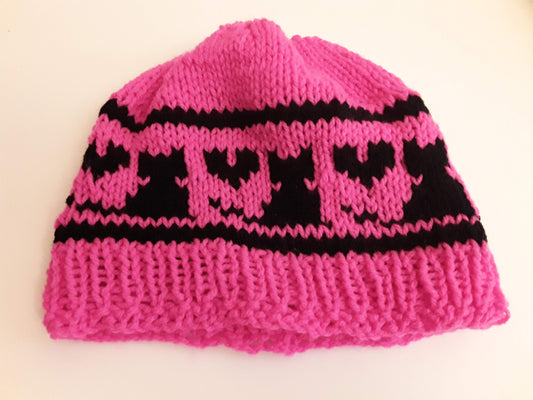 Hot Pink Cat Hat