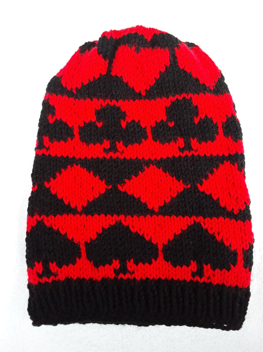 Mega Slouchy Playing Cards Hat