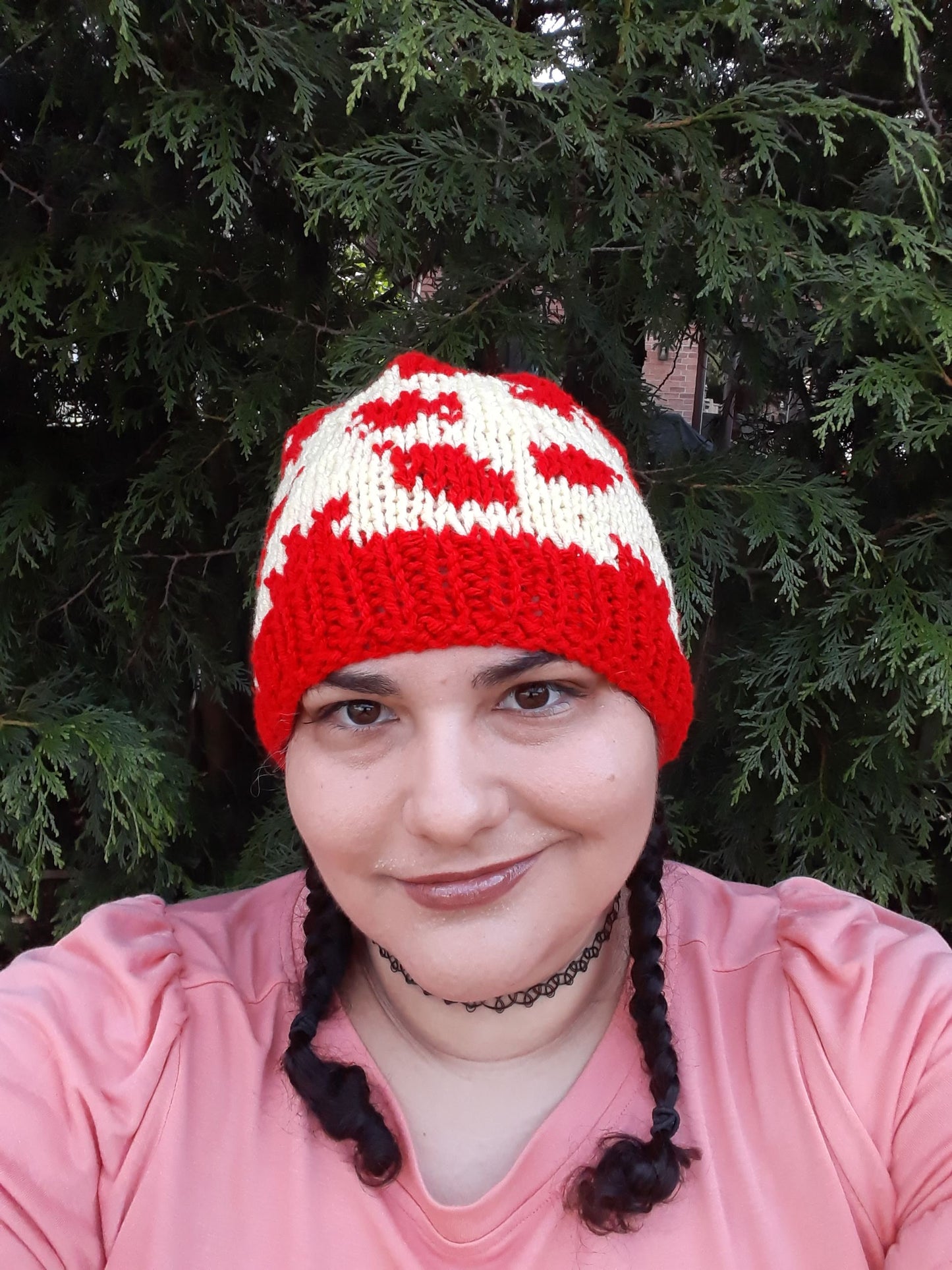 Autumnal Falling Leaves Hat