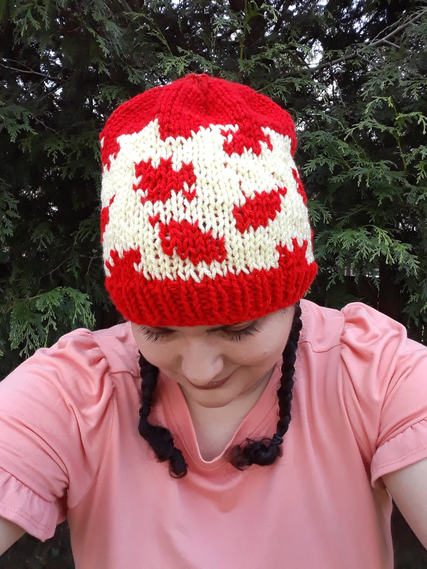 Autumnal Falling Leaves Hat