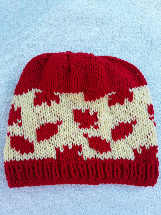 Autumnal Falling Leaves Hat
