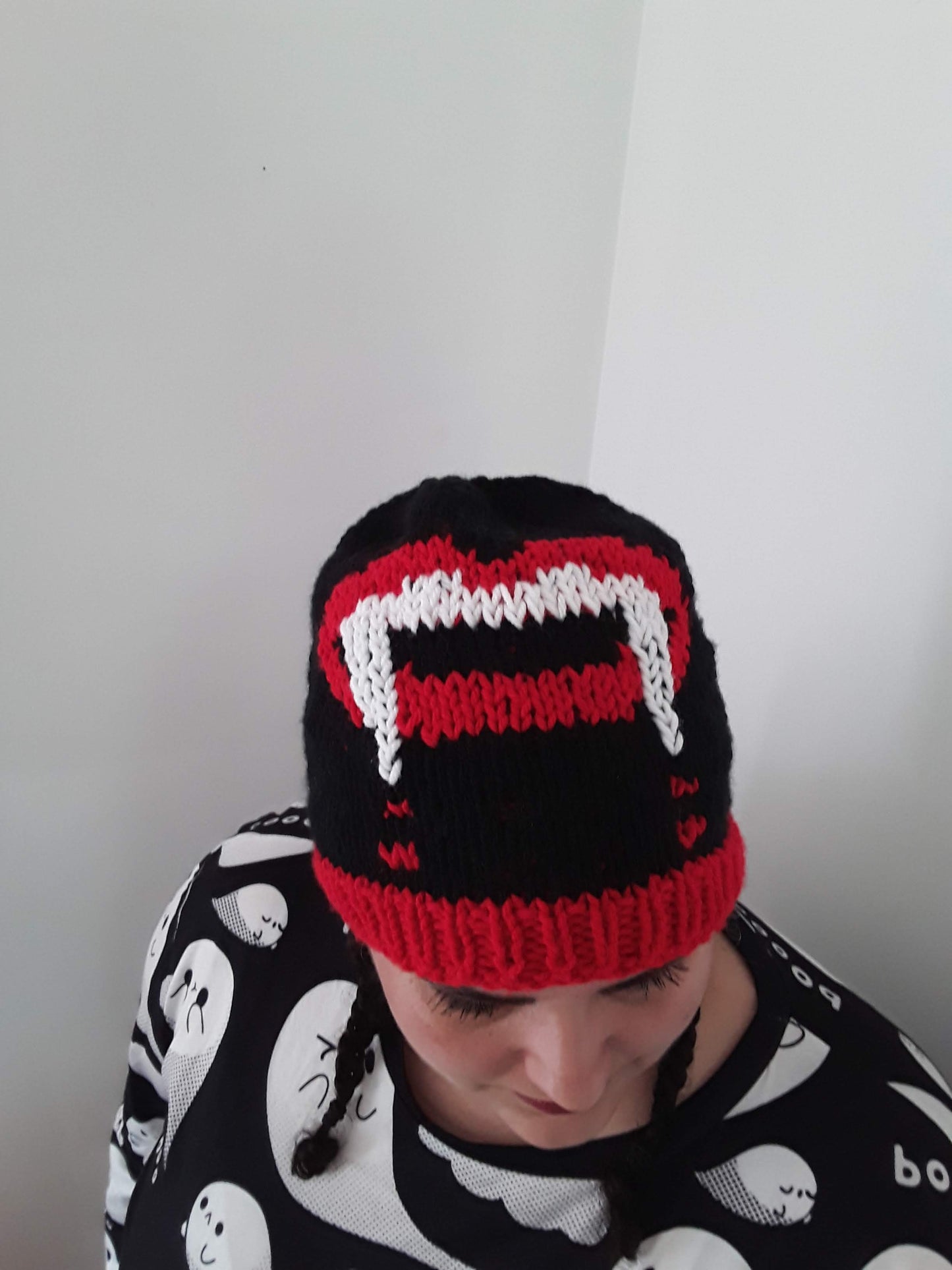 Vampire Fangs Hat (double sided)