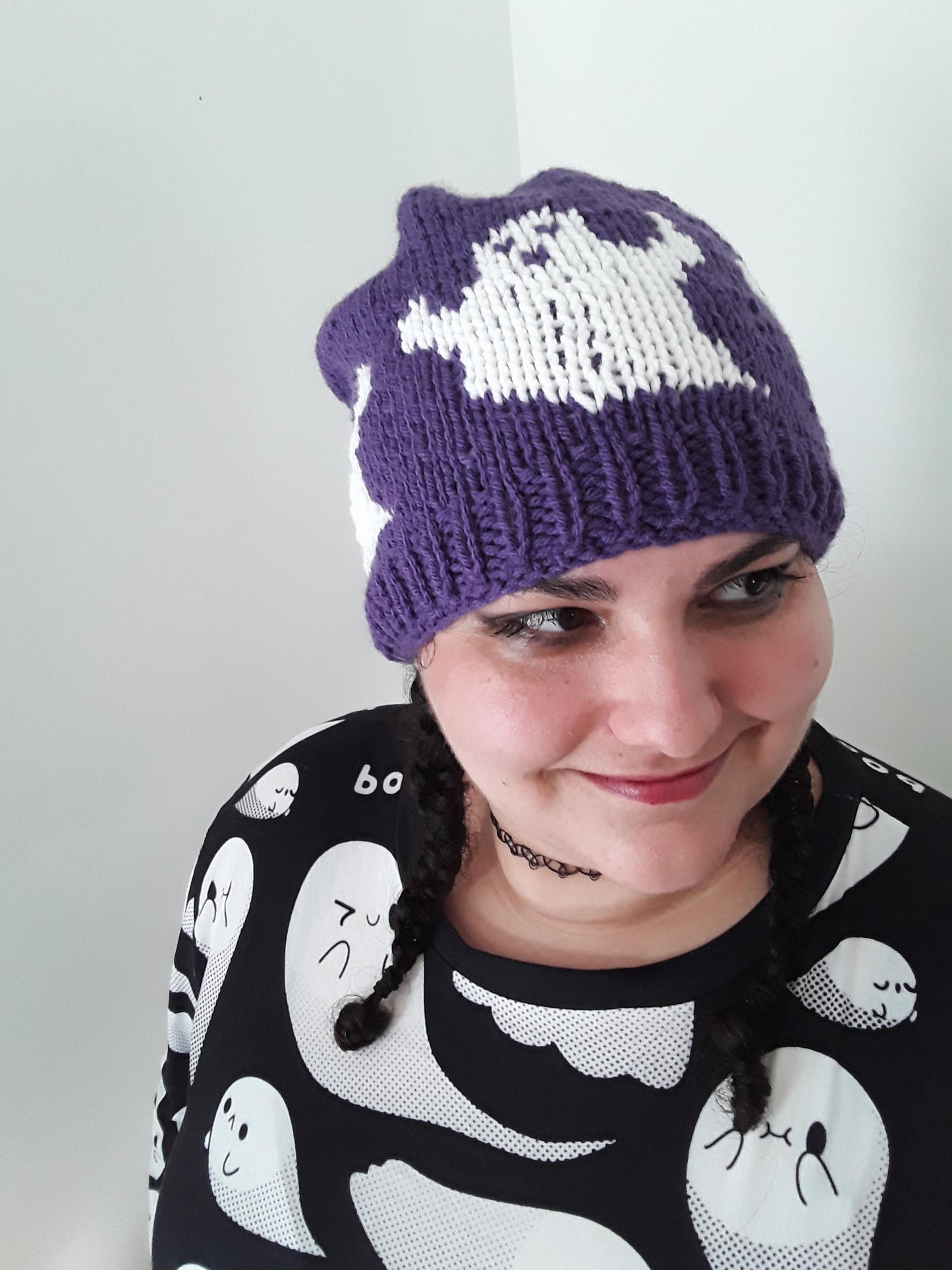 Purple Ghosts Hat