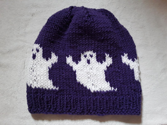 Purple Ghosts Hat