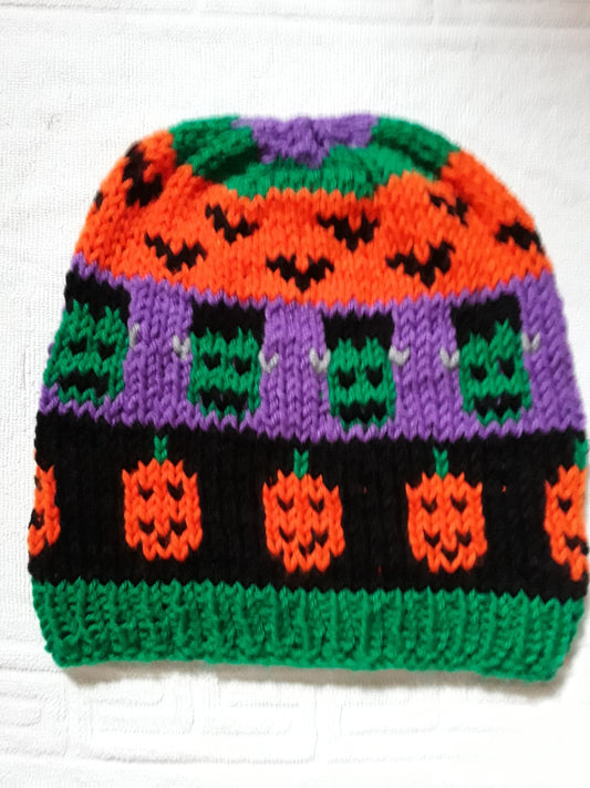 Halloween Fair Isle Hat