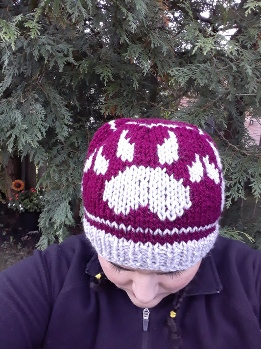 Wolf or Bear Claw Hat