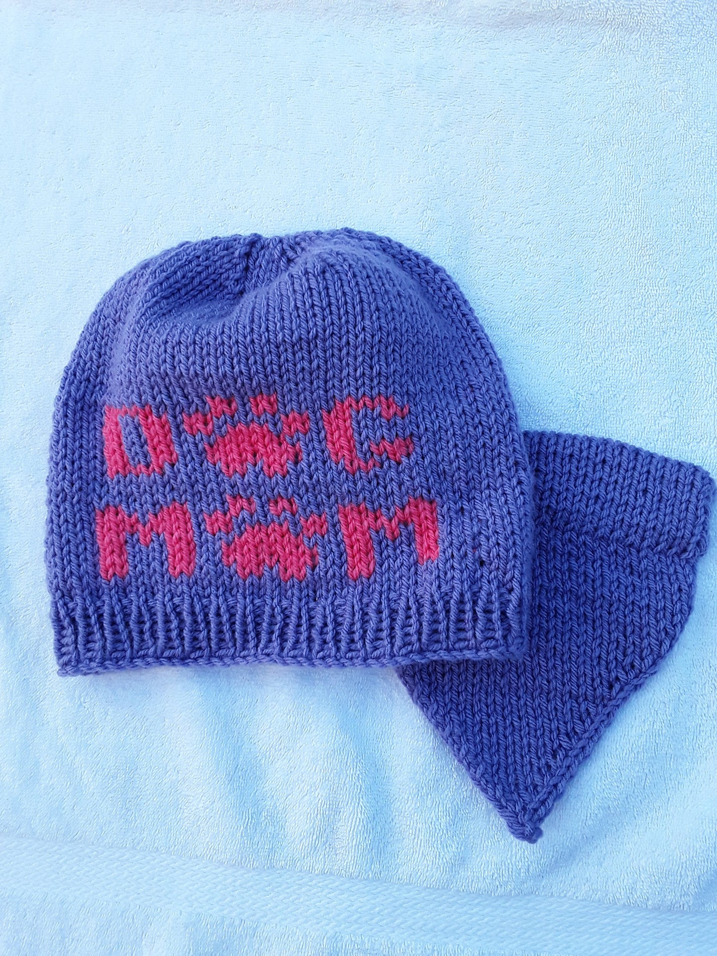 Solid Purple Doggie Bandana (Matches the Pink and Purple "Dog Mom" Hat!)