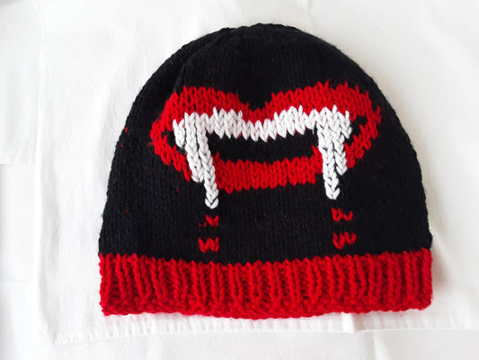 Vampire Fangs Hat (double sided)