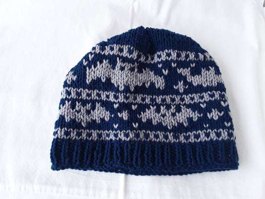 Navy Blue Bats Hat