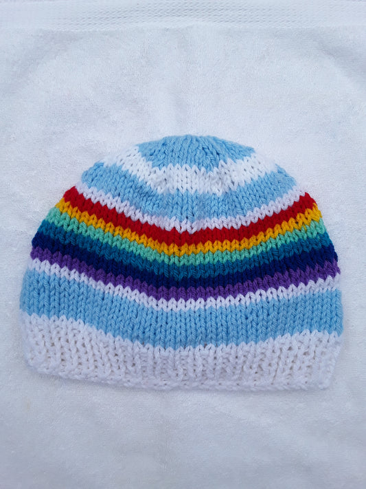 Rainbow in the Sky Hat