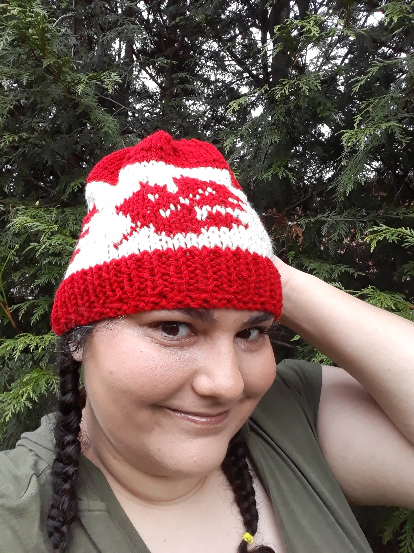 Red Maple Leaf Hat