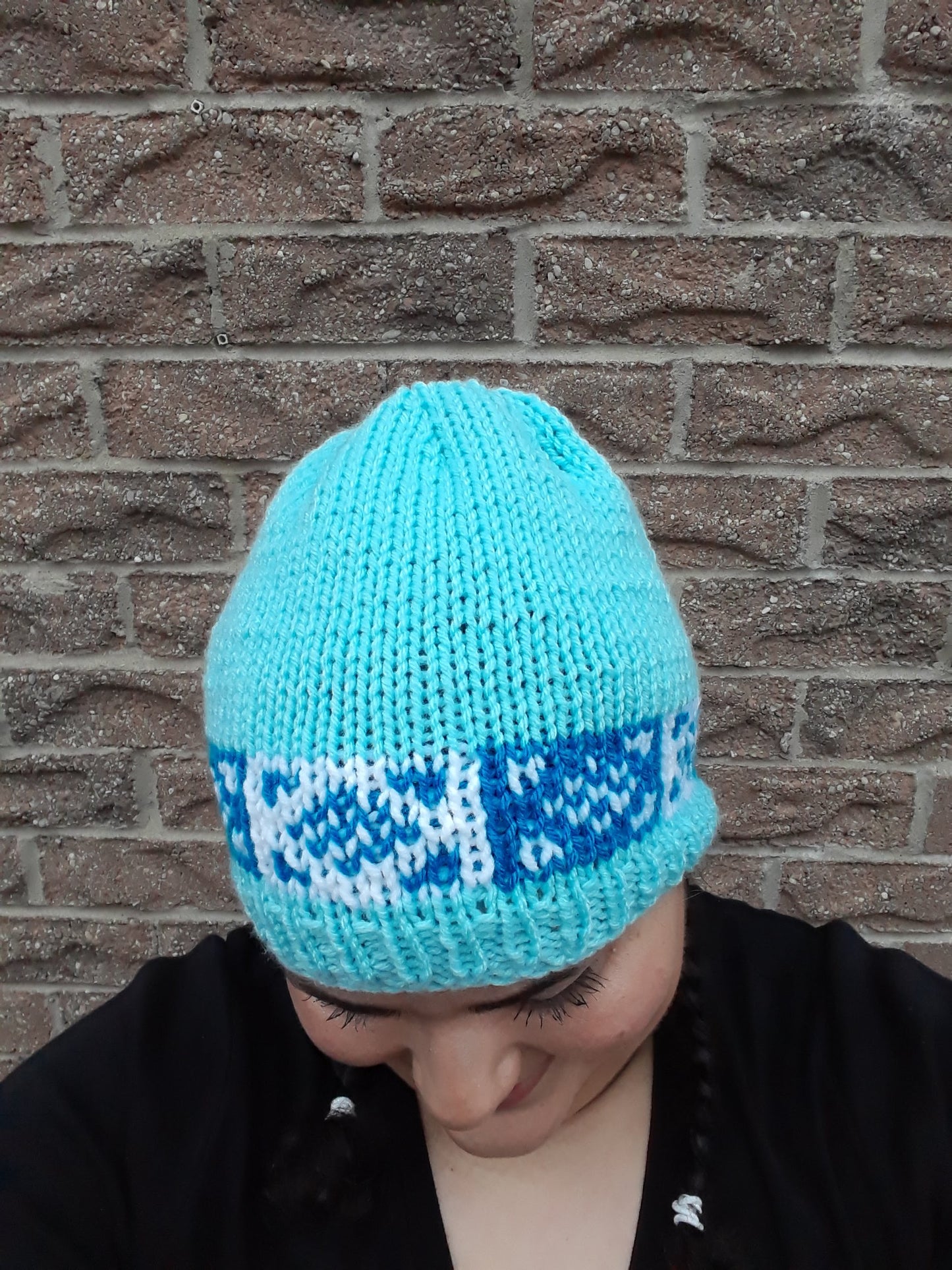 Azulejos Blue Tile-Inspired Hat