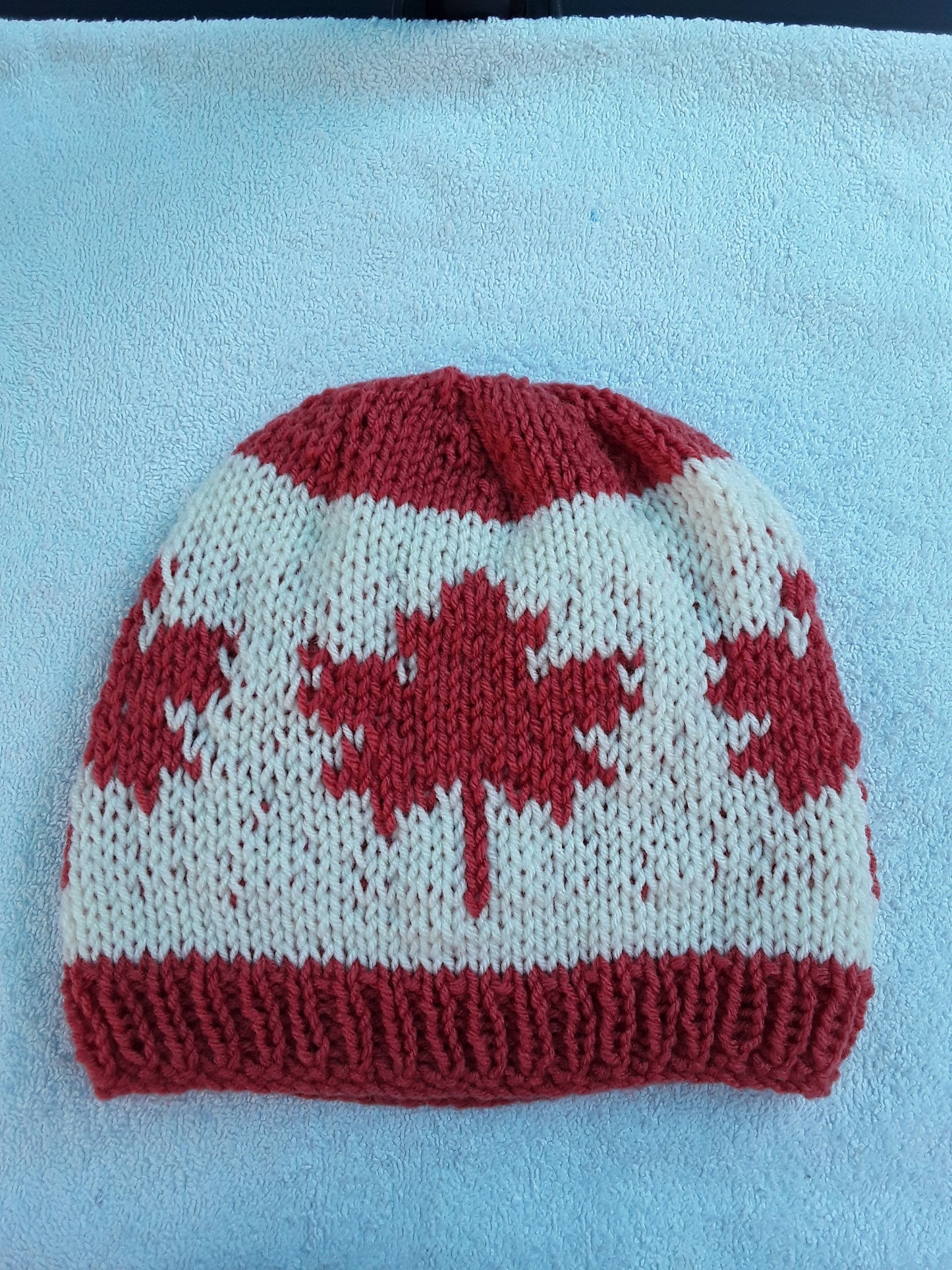 Orange Maple Leaf Hat