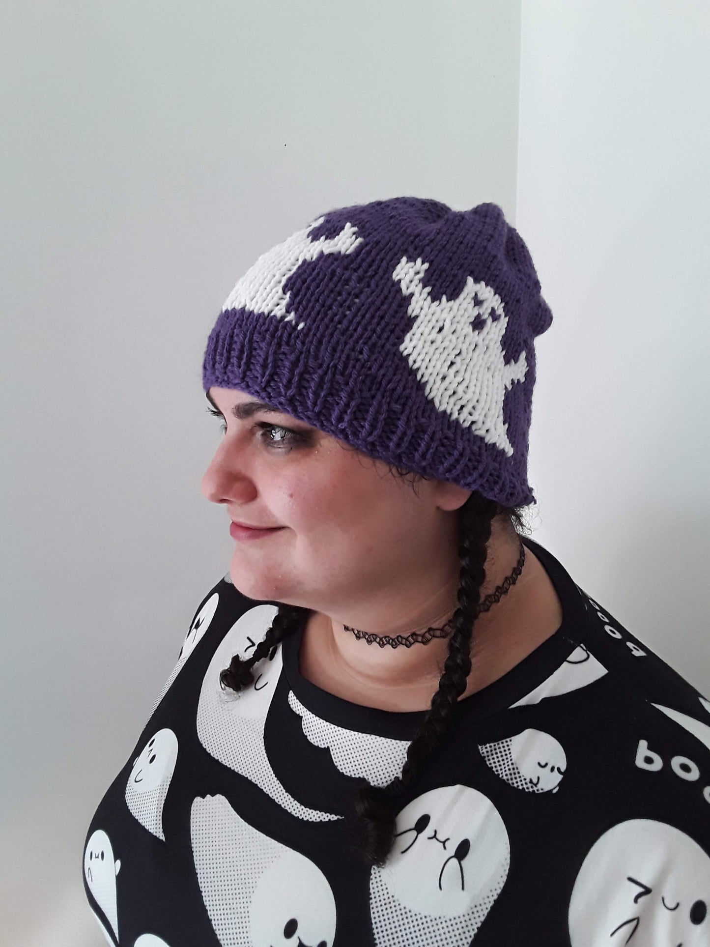 Purple Ghosts Hat