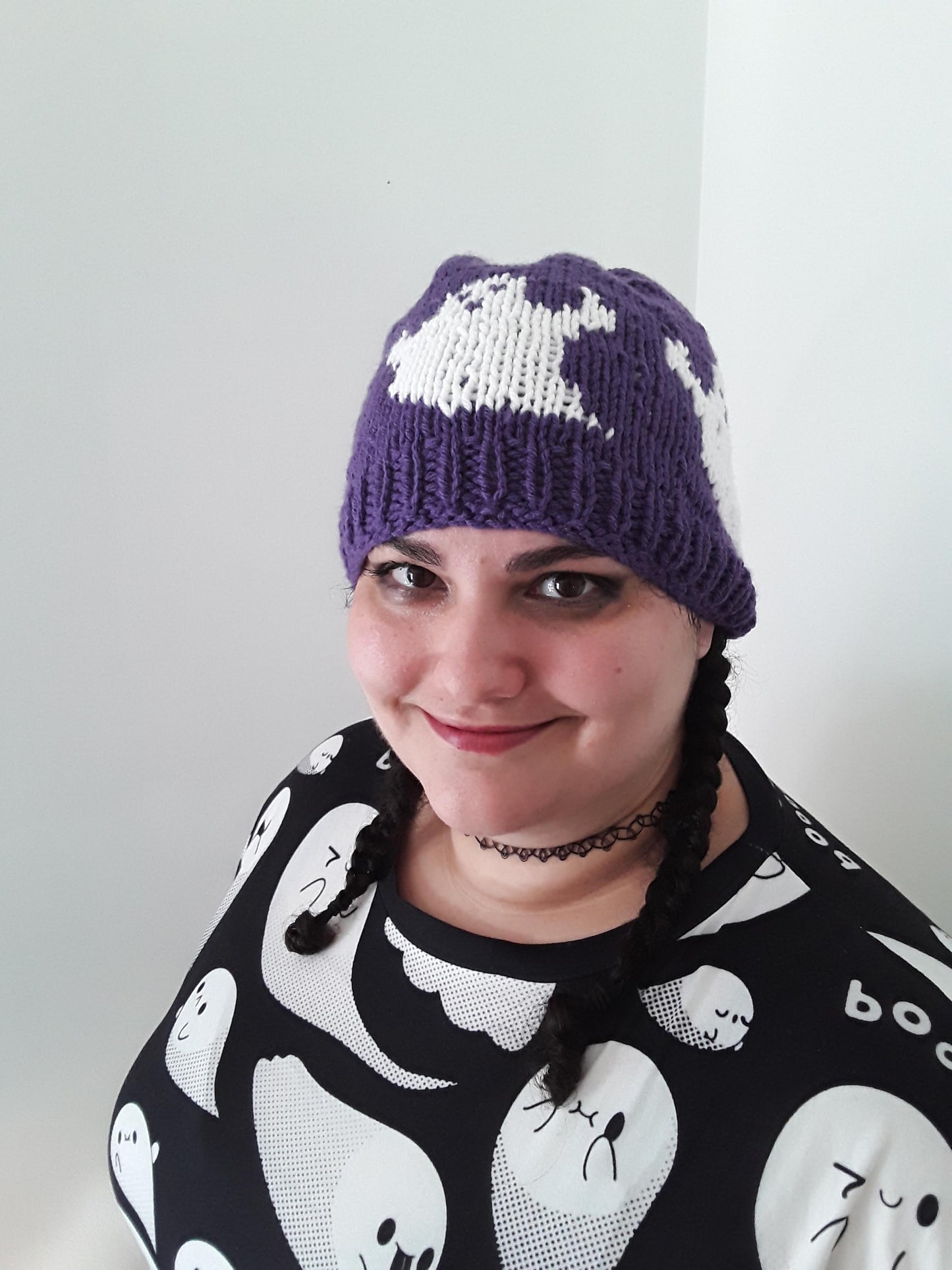 Purple Ghosts Hat