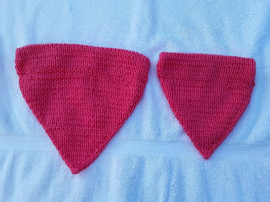 Solid Pink Doggie Bandana (Matches the Pink and Purple "Dog Mom" Hat!)