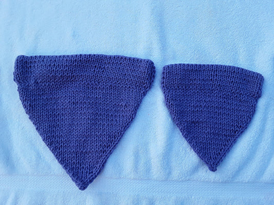 Solid Purple Doggie Bandana (Matches the Pink and Purple "Dog Mom" Hat!)