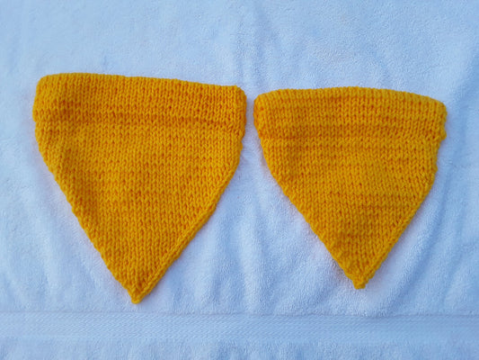 Solid Yellow Doggie Bandana (Matches the Yellow "Dog Mom" Hat!)