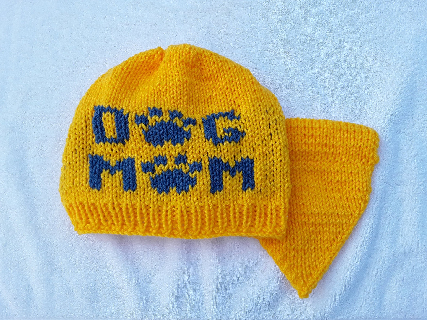 Solid Yellow Doggie Bandana (Matches the Yellow "Dog Mom" Hat!)