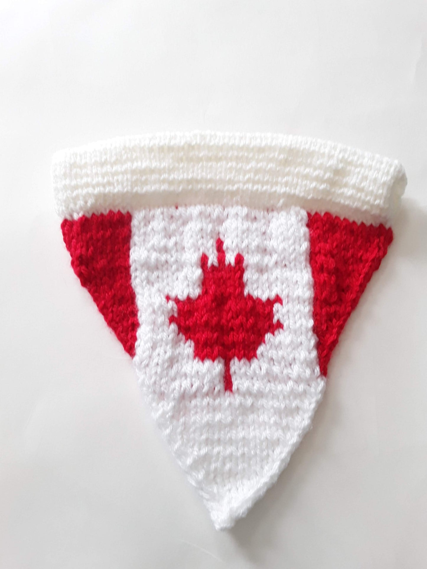 Canadian Flag Doggie Bandana (three size options)