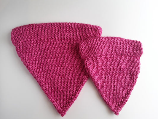 XL Luxurious Pink Doggie Bandana (two size options)