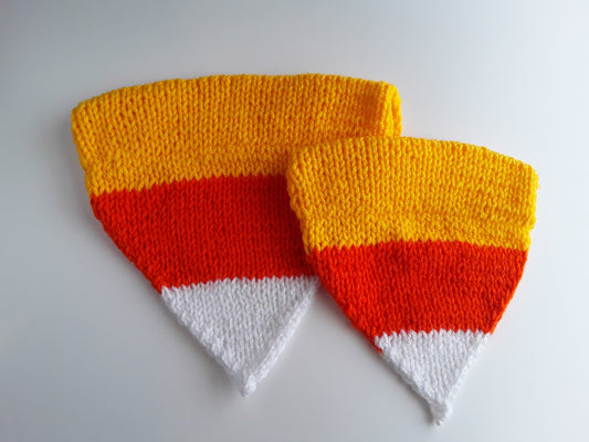 Candy Corn Doggie Bandana (2 size options)