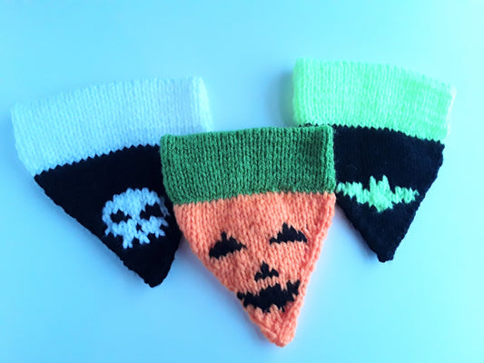 Spooky Halloween Pet Bandanas (three motif options)
